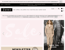 Tablet Screenshot of jones-fashion.com